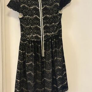 Kensie Black and White Lace Dress